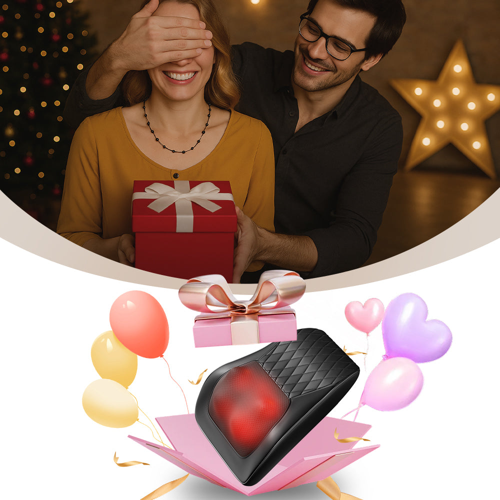 Shiatsu 3D Massage Pillow For Neck, Back & Shoulders Electric Massage Cushion With Heat Function, Ergonomic Design, Ideal For Home, Office & Car Use