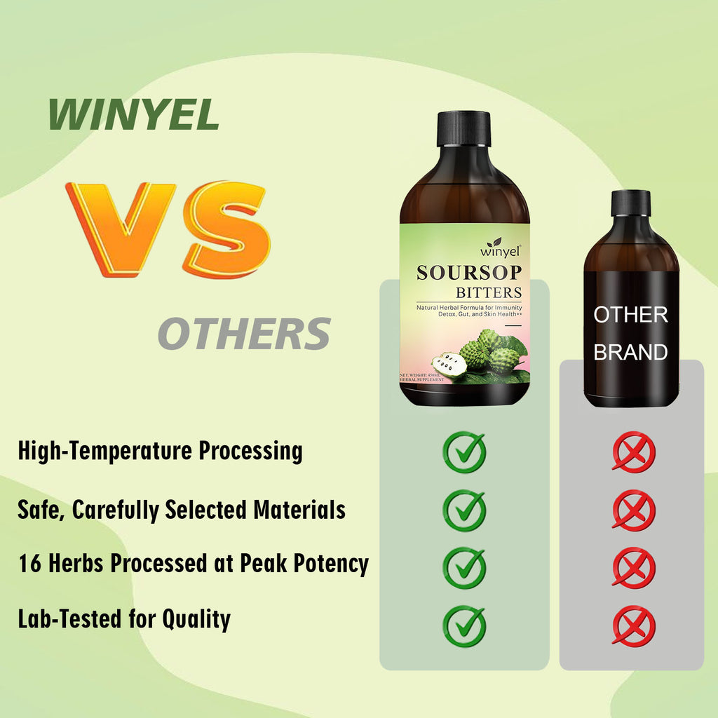Soursop Liquid Contains Black Seeds, Moringa, And Turmeric, And Is Beneficial For Digestion And Gut Health, As Well As Providing Antioxidants, Skin Health, And Immune Support. It's A Pure 16-herb Form